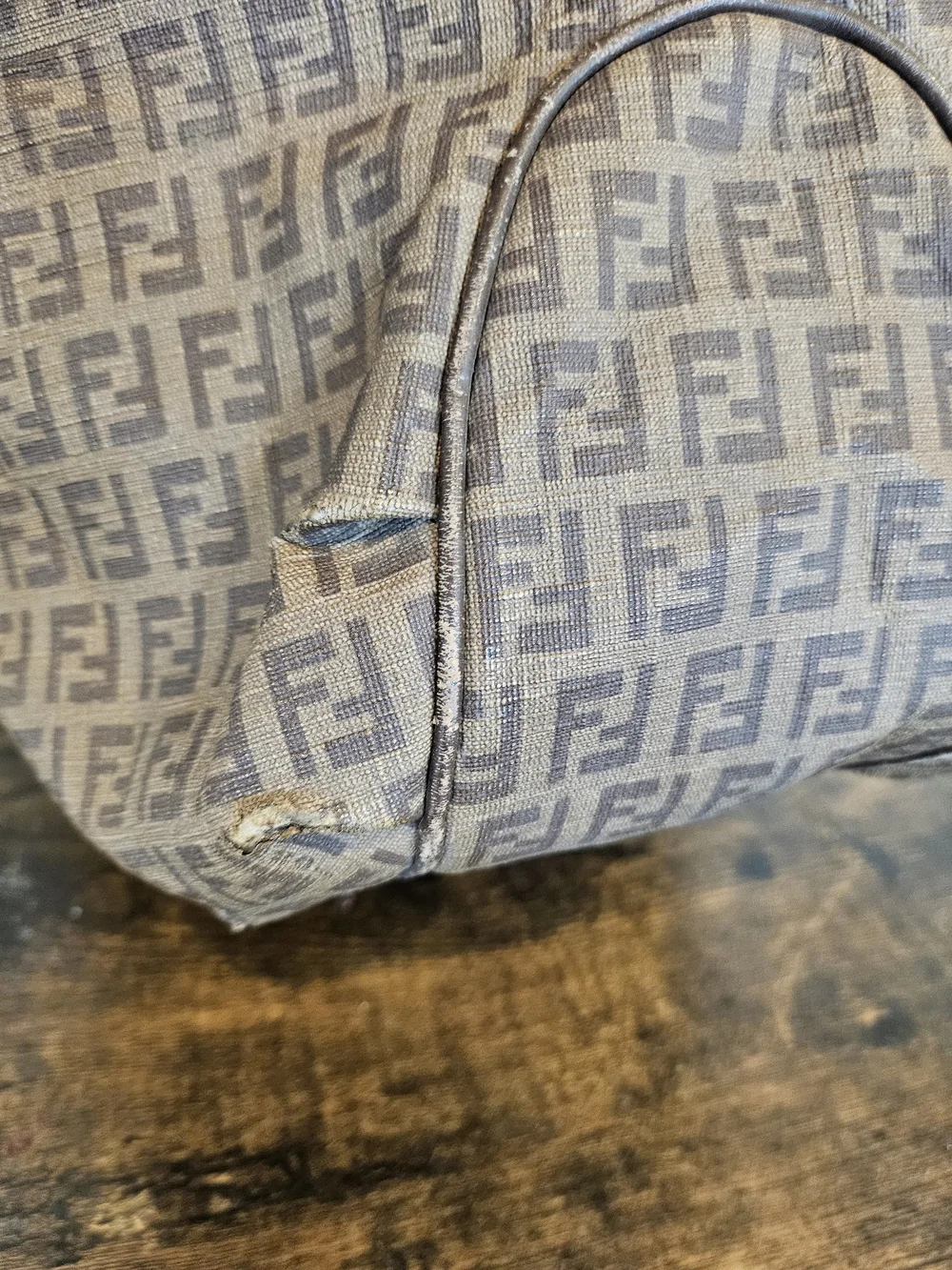 Fendi Zucca FF Canvas Tote